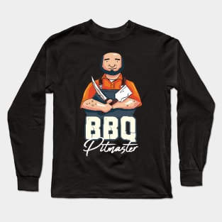 BBQ: BBQ Pitmaster Gift Long Sleeve T-Shirt